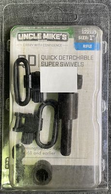 Uncles Mike&#39;s 1&quot; QD Super Swivel Set For Remington 760 Rifle