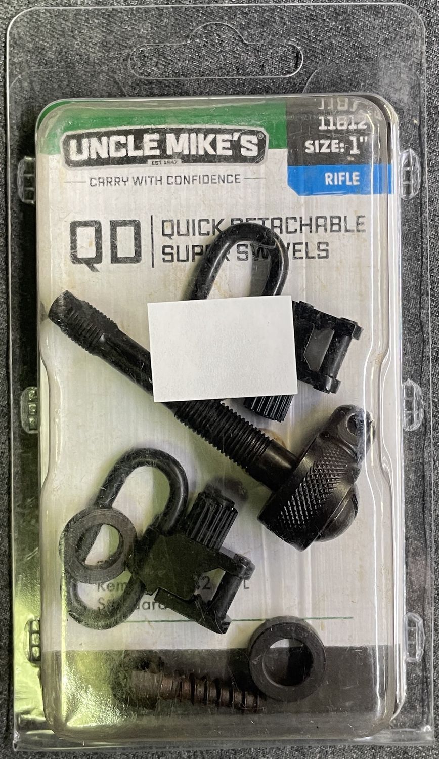 Uncle Mike&#39;s QD Super Swivel Set 1&quot; For Remington 742 Rifle