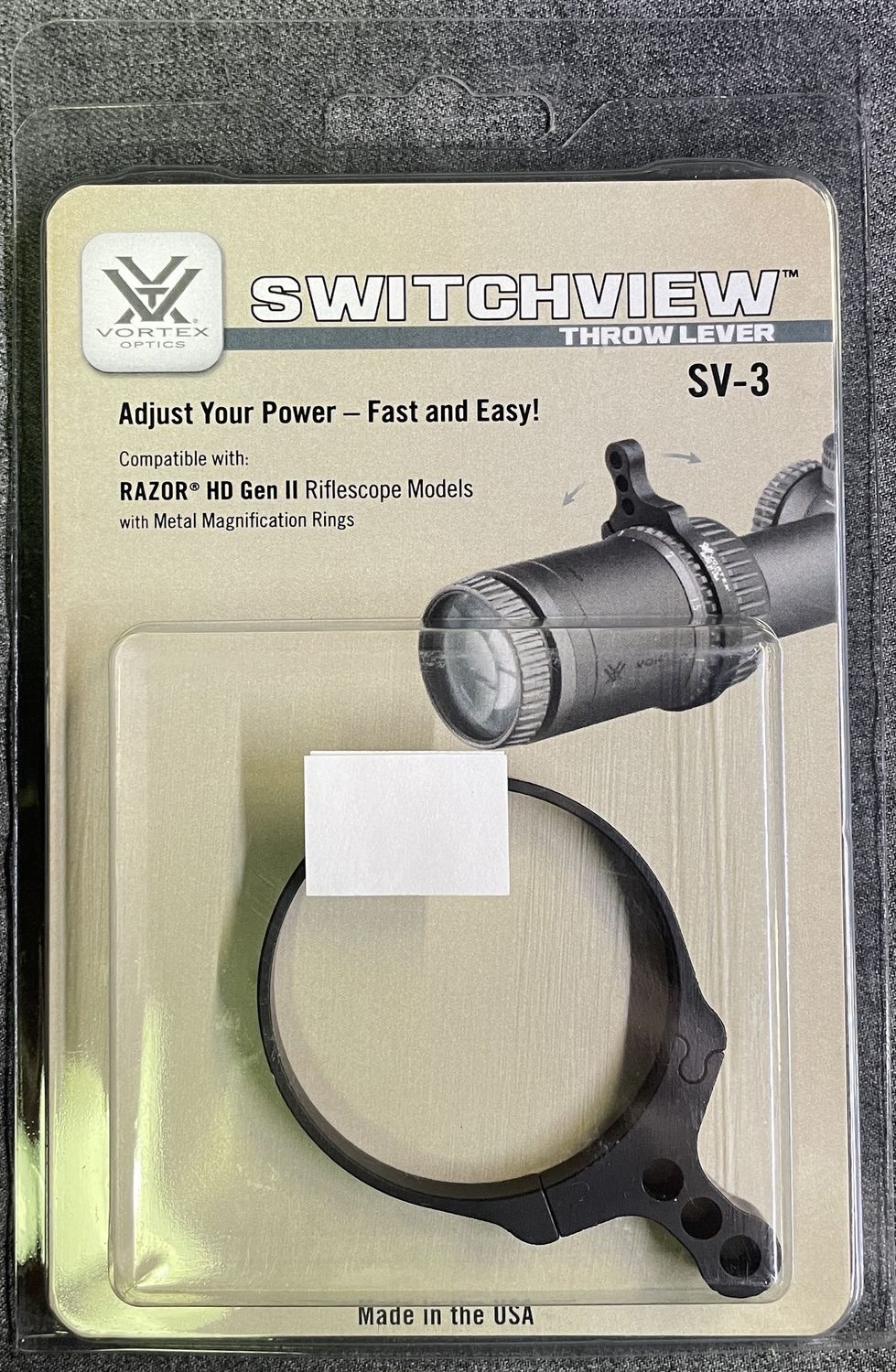 Vortex SV-3 Throw Lever