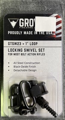Grov Tec 1" Locking Swivel Set Fits Most Bolt Action Rifles