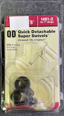 Uncle Mike's 1" QD Super Swivel Set for Browning BLR's