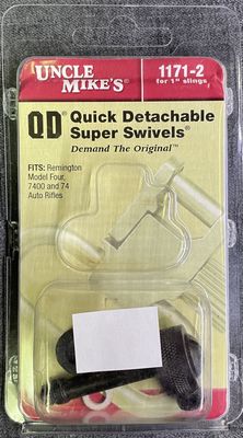 Uncle Mike's 1" QD Super Swivel Set Fits Remington Model 4, 7400, and 74