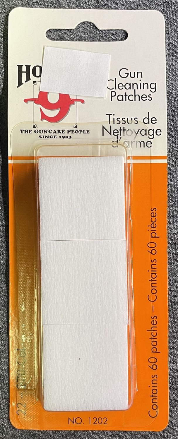Hoppe&#39;s .22- .270 Cal. Gun Cleaning Patches 60 ct