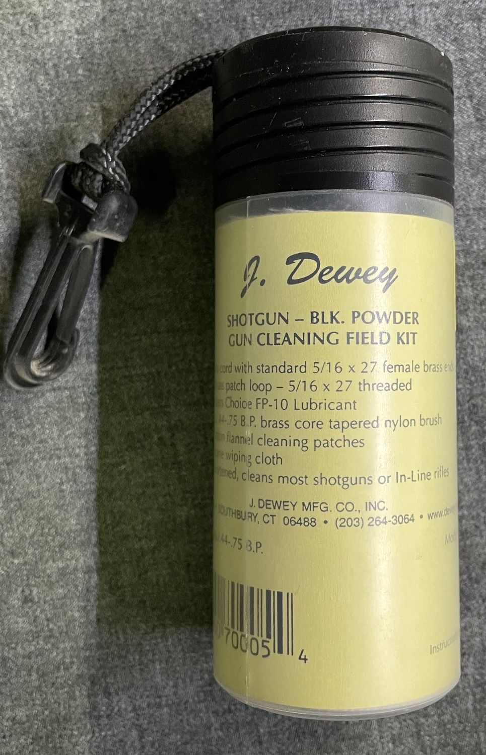 J. Dewey Shotgun - Blk Powder Gun Cleaning field Kit