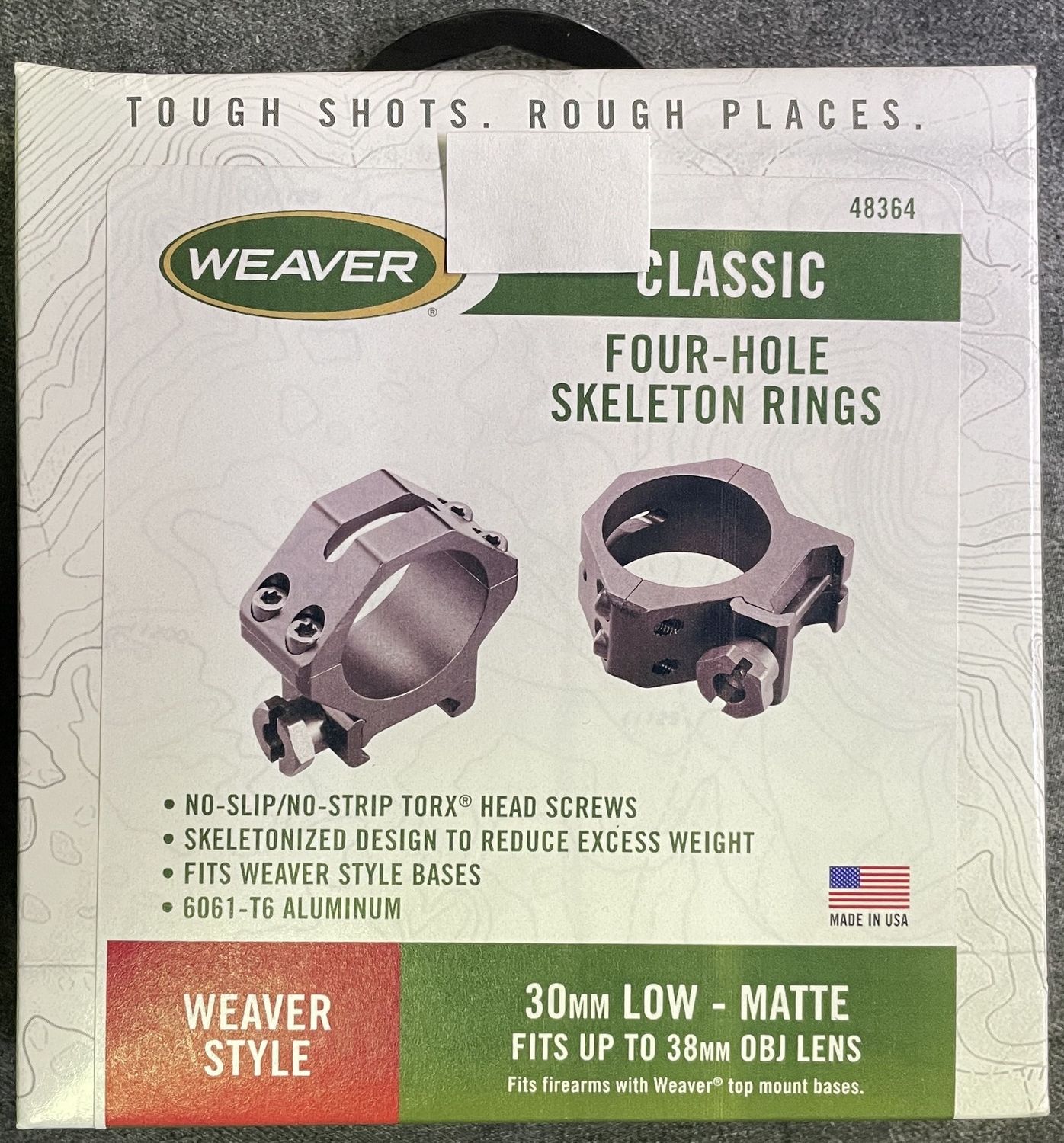 Weaver Classic Four-Hole Skeleton Rings 30mm Low