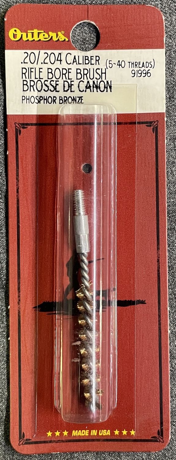 Outers .20 / .204 Cal. Rifle Bore Brush