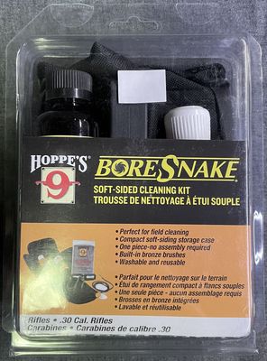 Hoppe&#39;s Bore Snake .30 Cal. Soft Sided Cleaning Kit