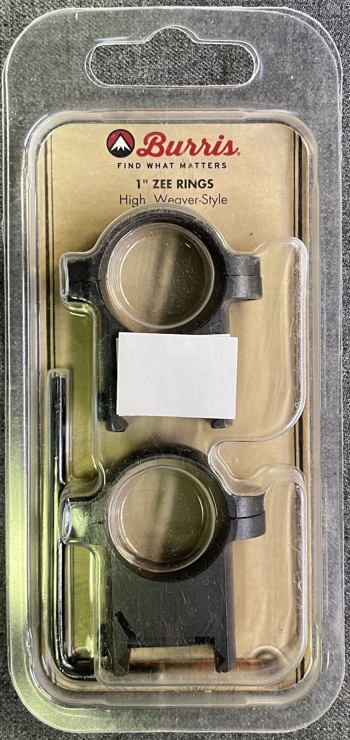 Burris Weaver Style Z-Ring 1&quot; High Blued