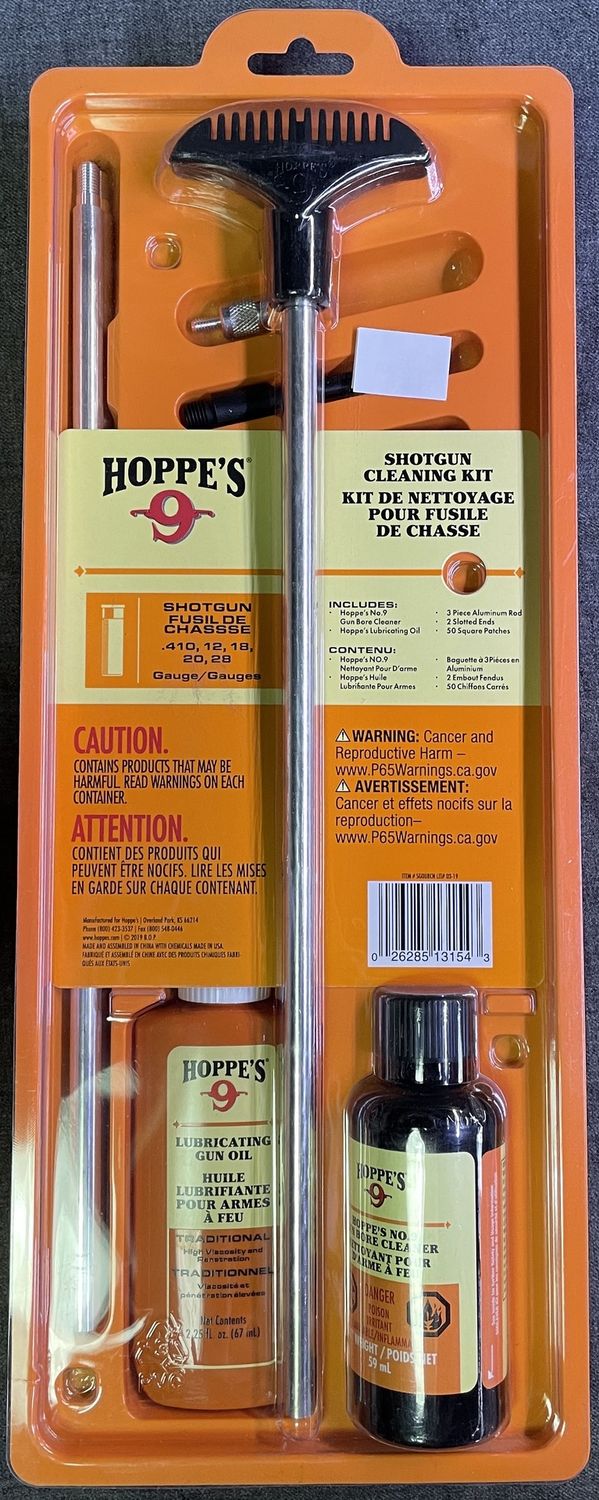 Hoppe&#39;s .410 - 12ga Shotgun Cleaning Kit