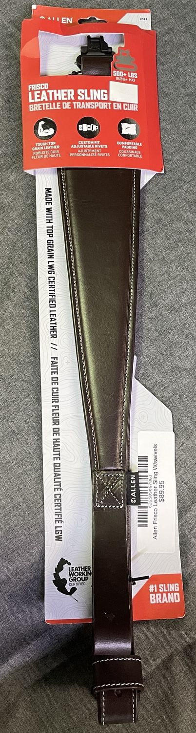 Allen Frisco Leather Sling W/swivels