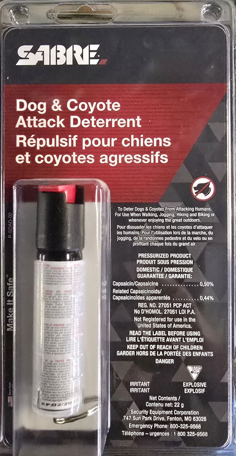 Sabre Dog &amp; Coyote Attack Deterrent