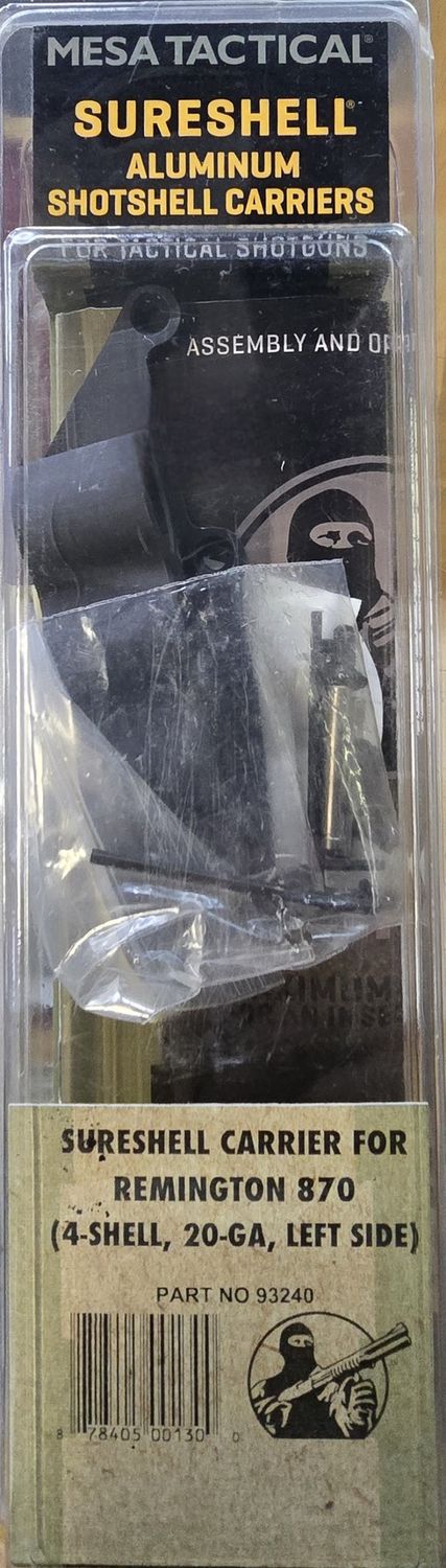 Mesa Tactical Sureshell Carrier 870 4 shell 20 ga. Left side.