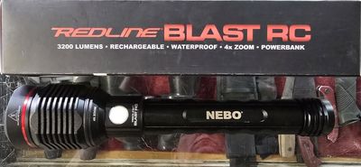 Redline Blast RC Rechargeable Flashlight 3200 Lumens