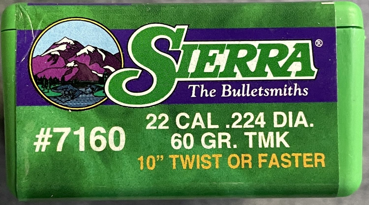 Sierra 22 Cal 60gr Tipped MatchKing 100ct