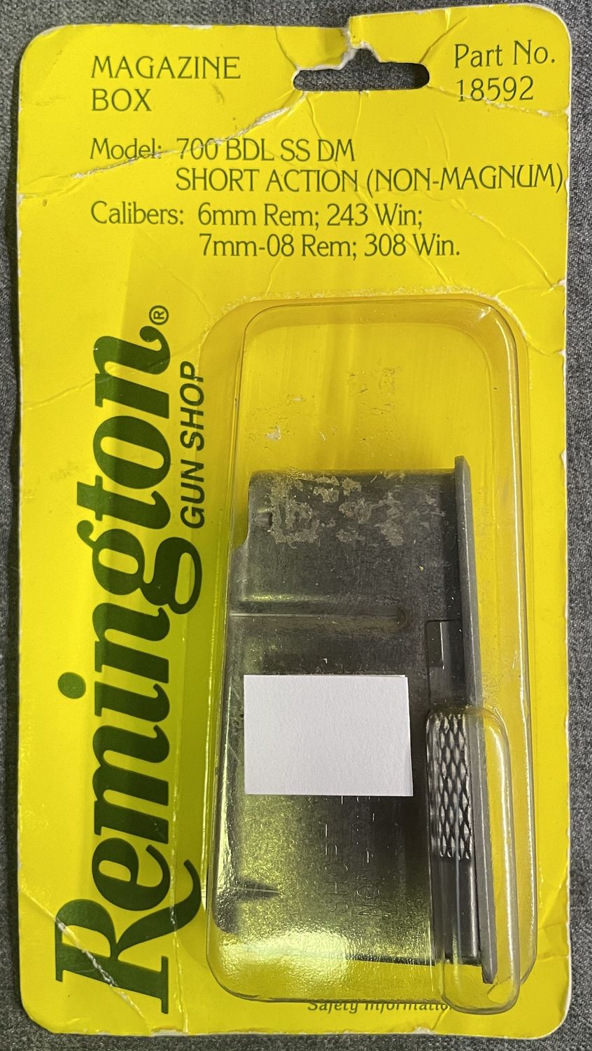 Remington Model 700 BDL SS DM Magazine Short Action