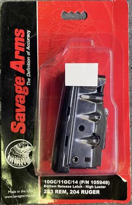 Savage Model 110, 111, 14 Stock Release Magazine 223 Rem. 204 Ruger.