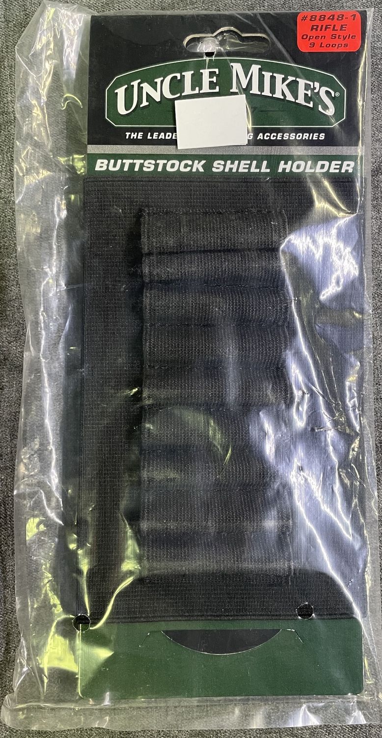 Uncle Mike&#39;s Buttstock Shell Holder 9rnd