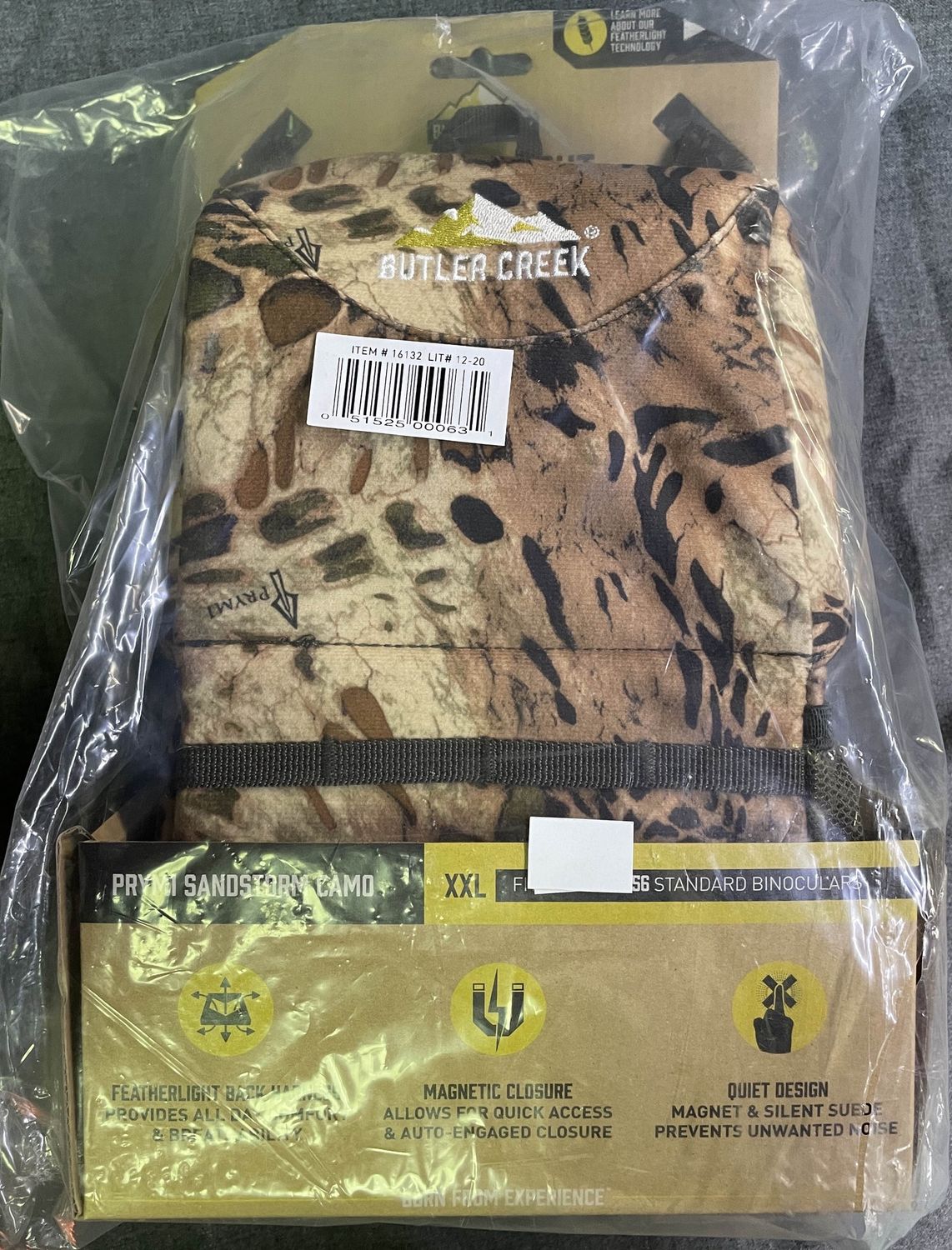 Butler Creek XXL Sandstorm Camo Back Harness