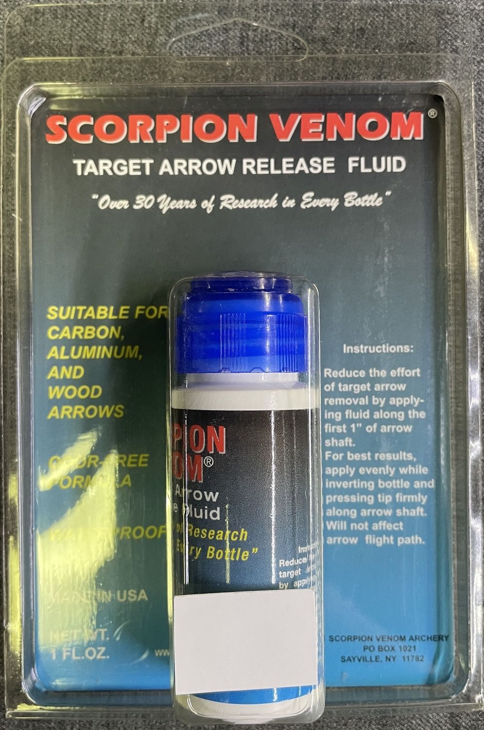 Scorpion Venom Target Arrow Release Fluid 1 oz.