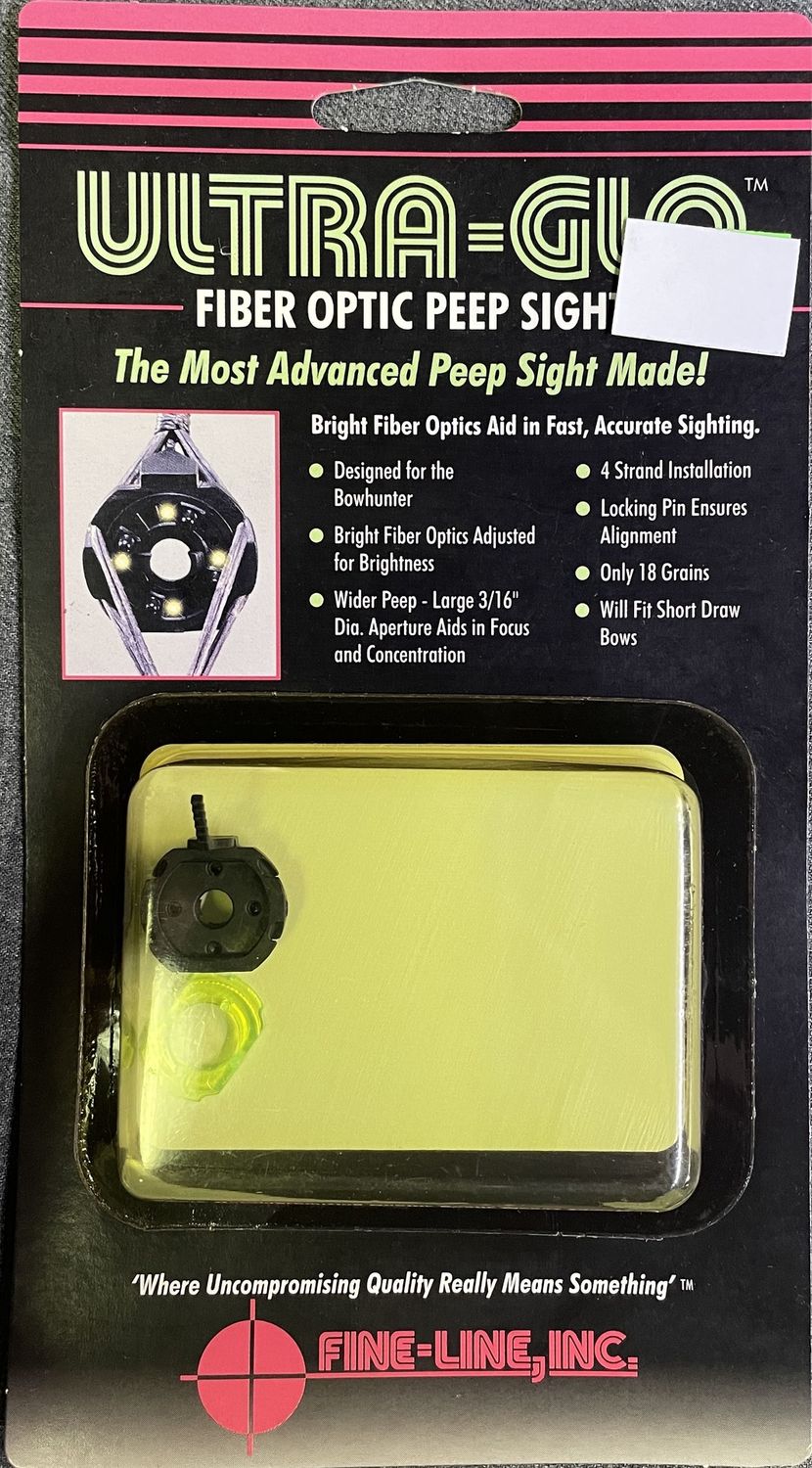 Ultra-Glo Fiber Optic Peep Sight