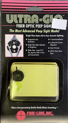 Ultra-Glo Fiber Optic Peep Sight