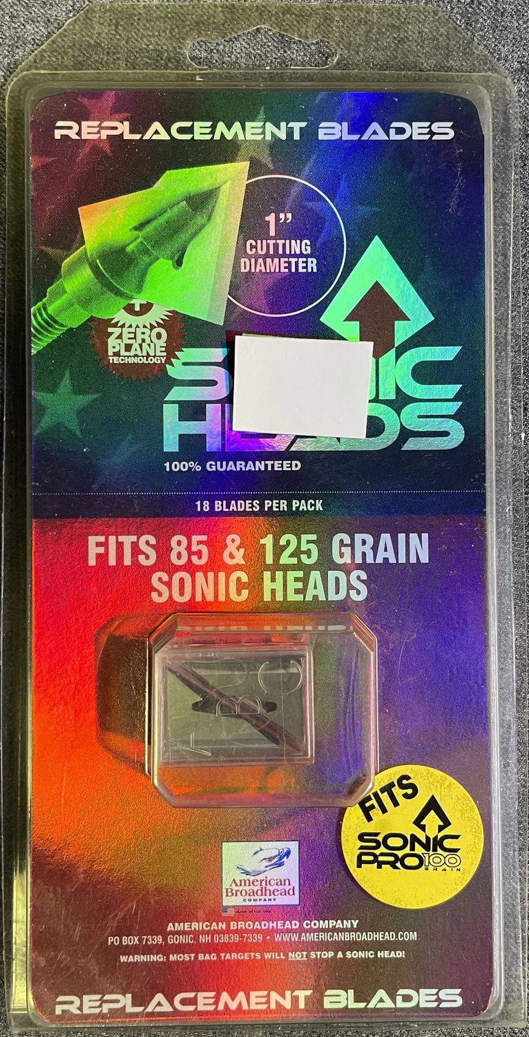 ABC Broad Heads Fits 85 &amp; 125 Gr. Sonic Heads