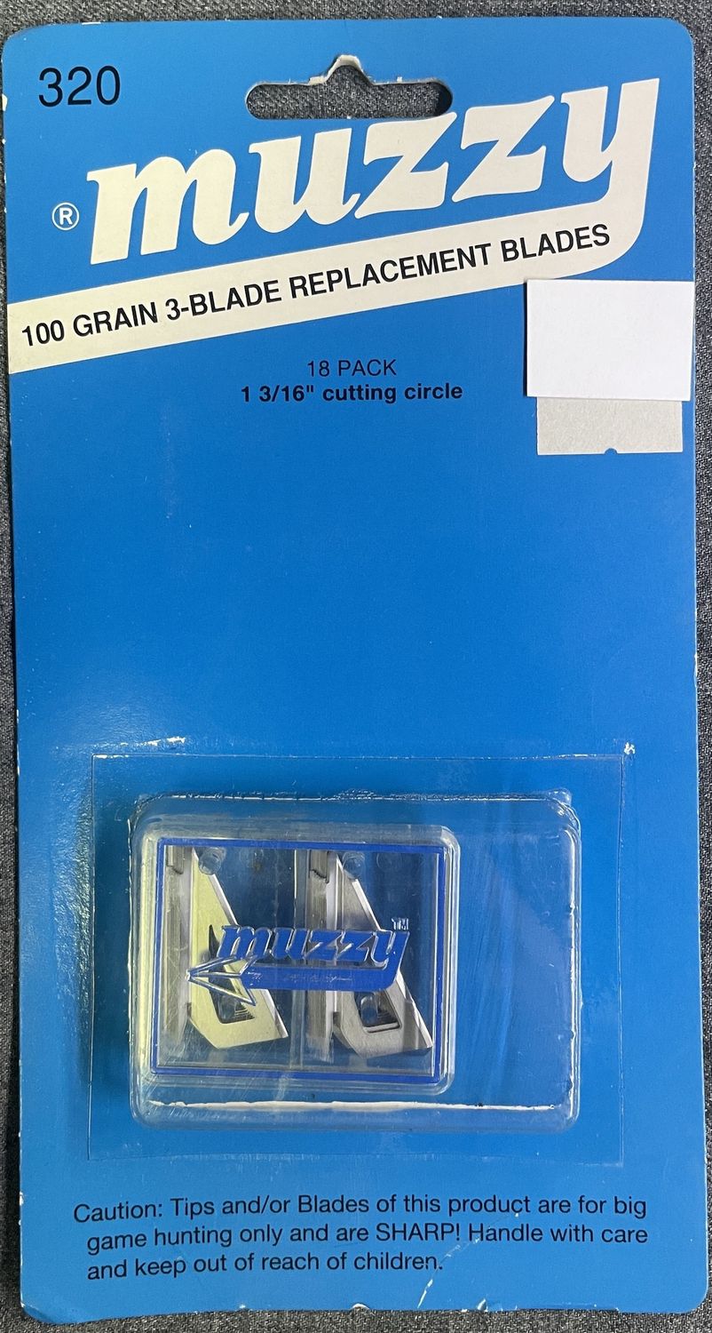 Muzzy 100 Gr. 3-Blade Replacement Broadheads