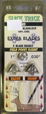 Slick Trick85 Gr. 4-Blade Broadheads