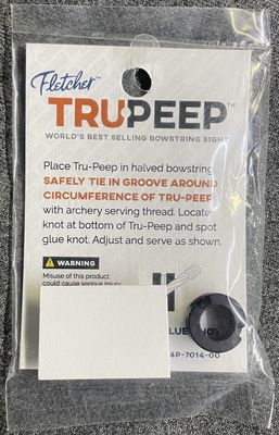 Tru Peep Bow String Sight 1/4&quot;