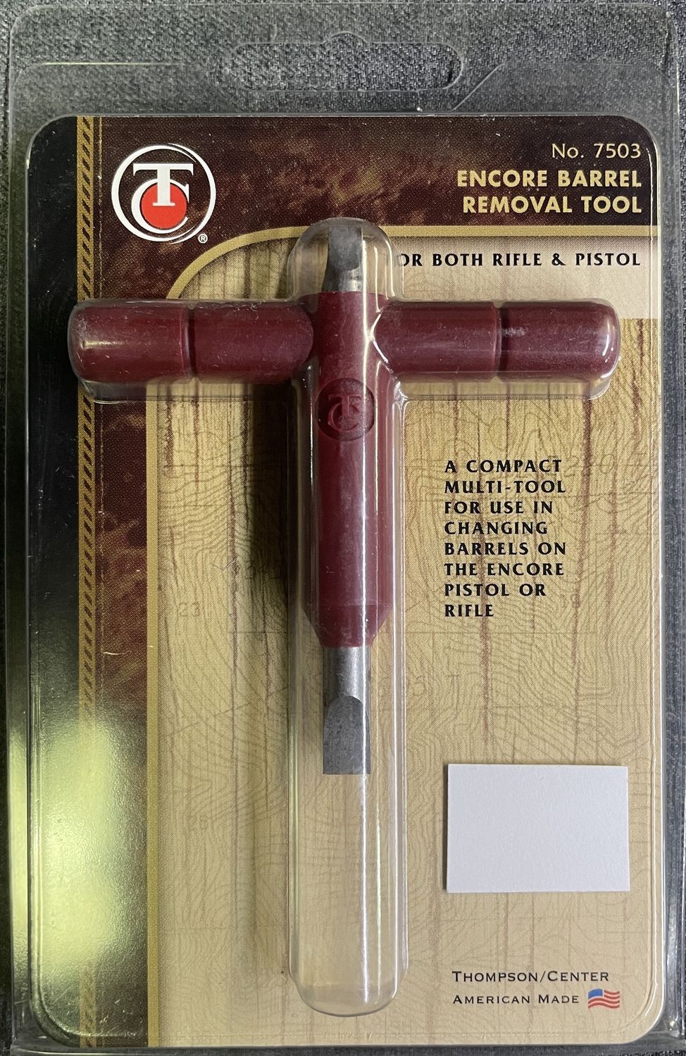 T/C Encore Barrel Removal Tool