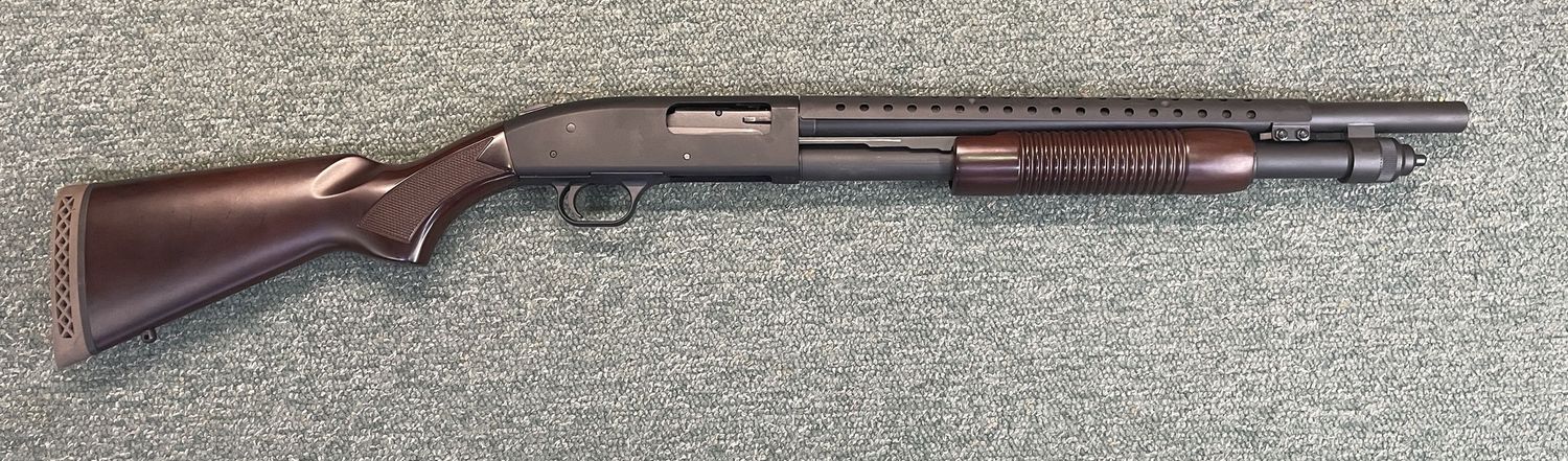 Mossberg 590 Retrograde Walnut 12ga 3&quot;