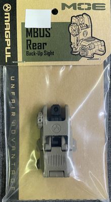 Magpul MOE MBUS Rear Back-up Sight FDE