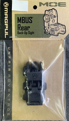 Magpul MOE MBUS Rear Back-Up Sight Black