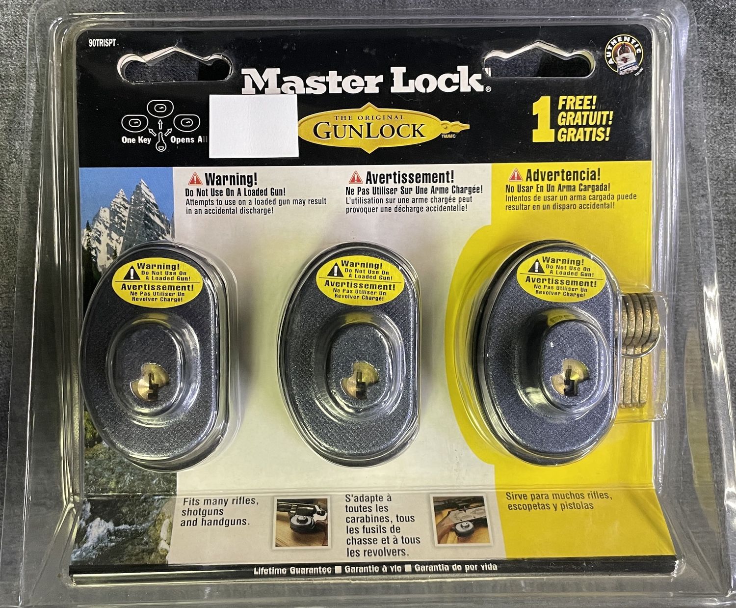 Master Lock Keyed Gun Lock 3 Ct.