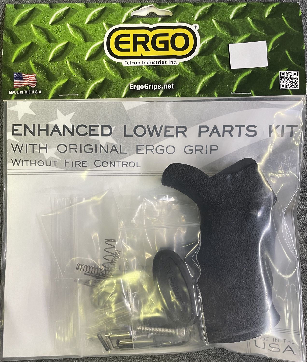 Ergo enhanced Lower Parts Kit w Black Grip