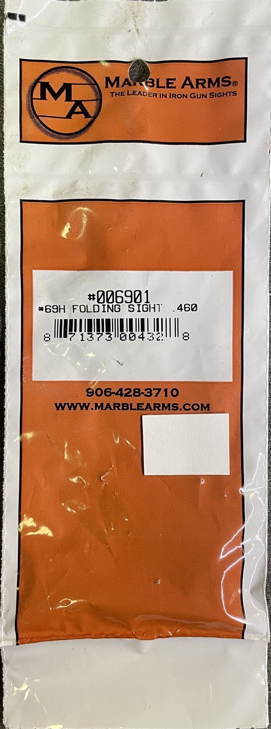 Marble Arms #69H Folding Rear Sight .460