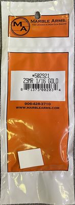 Marble Arms 29MR 1/16 Gold Bead Front Sight
