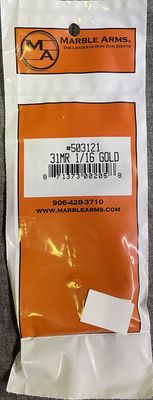 Marble Arms 31MR 1/16 Gold Bead Front Sight