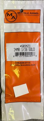Marble Arms 34MR 1/16 Gold Bead Front Sight