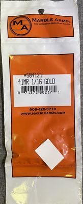 Marble Arms 41MR 1/16 Gold Bead Front Sight
