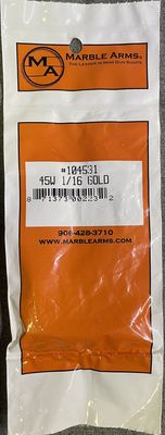 Marble Arms 45W 1/16 Gold Bead Front Sight