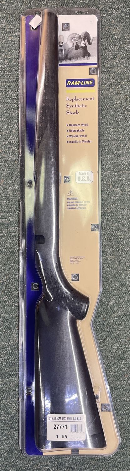 Ram-Line Synthetic Stock for Ruger M77 Mk II S/A BLK