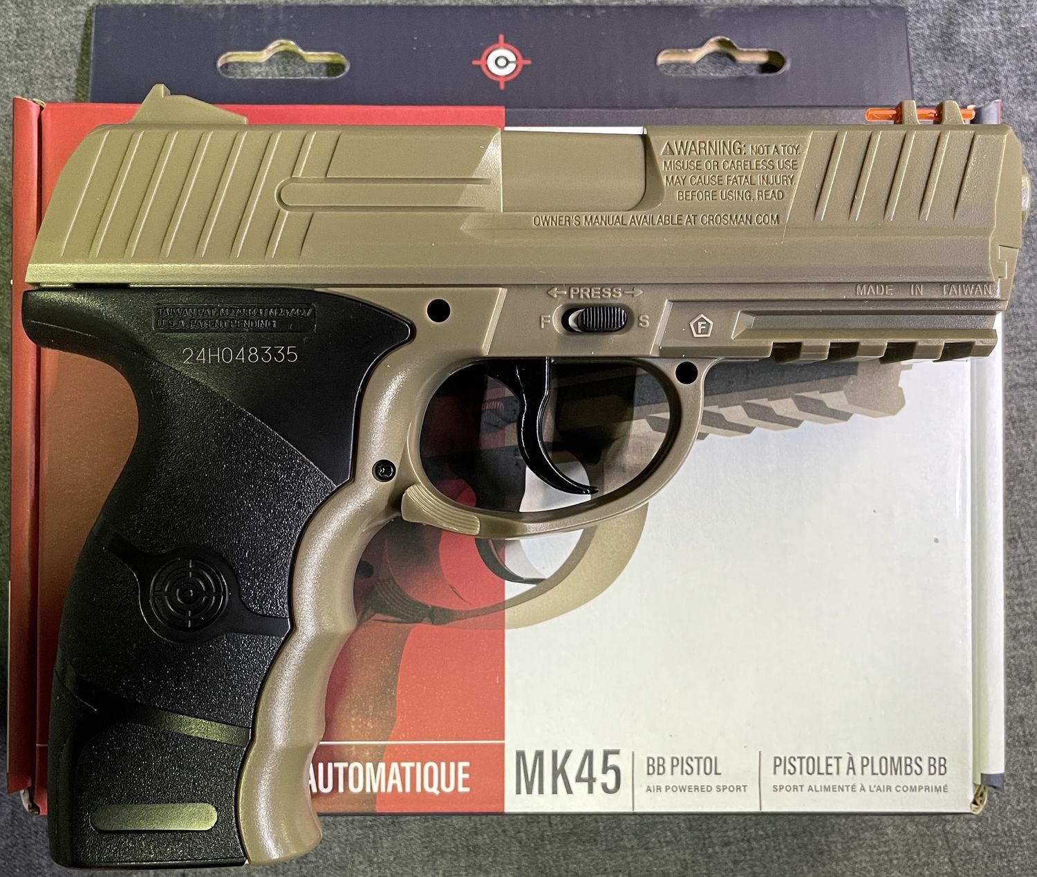 Crosman MK45 FDE BB Pistol