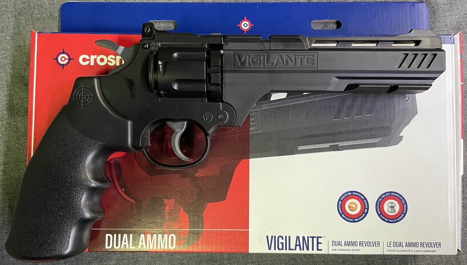 Crosman Vigilante .177 Dual Ammo Revolver