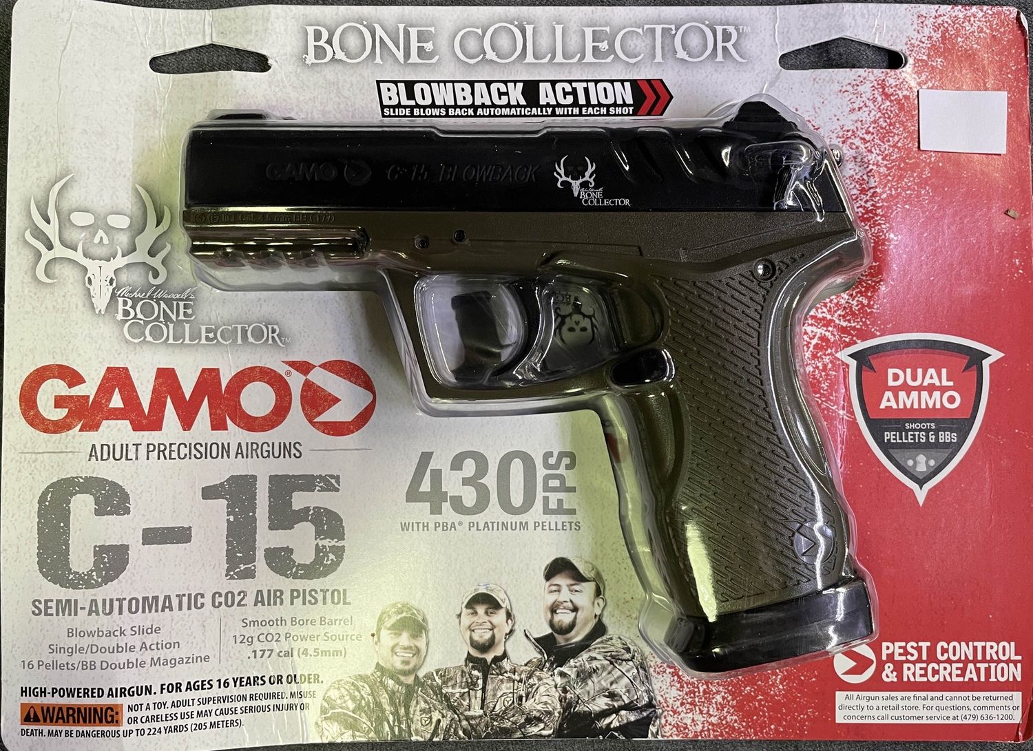 Gamo C-15 .177 Pellet/BB Pistol