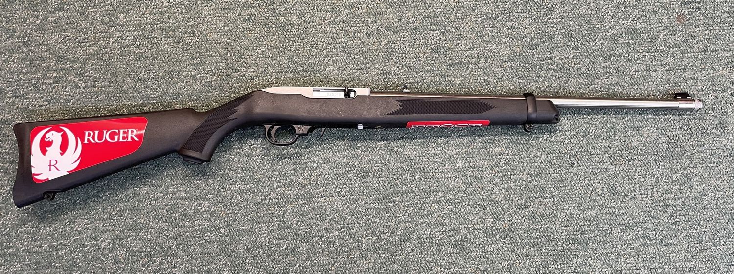 Ruger 10/22 Stainless Synthetic 22LR Threaded Barrel