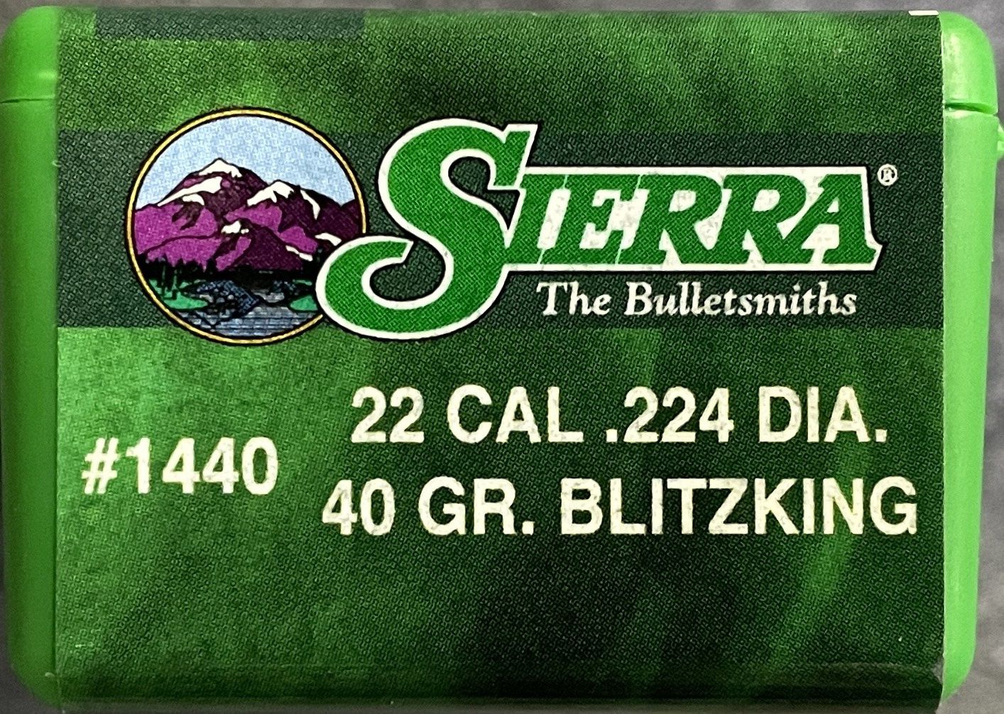 Sierra 22 Cal. .224 40 Gr. Blitzking 100 Ct