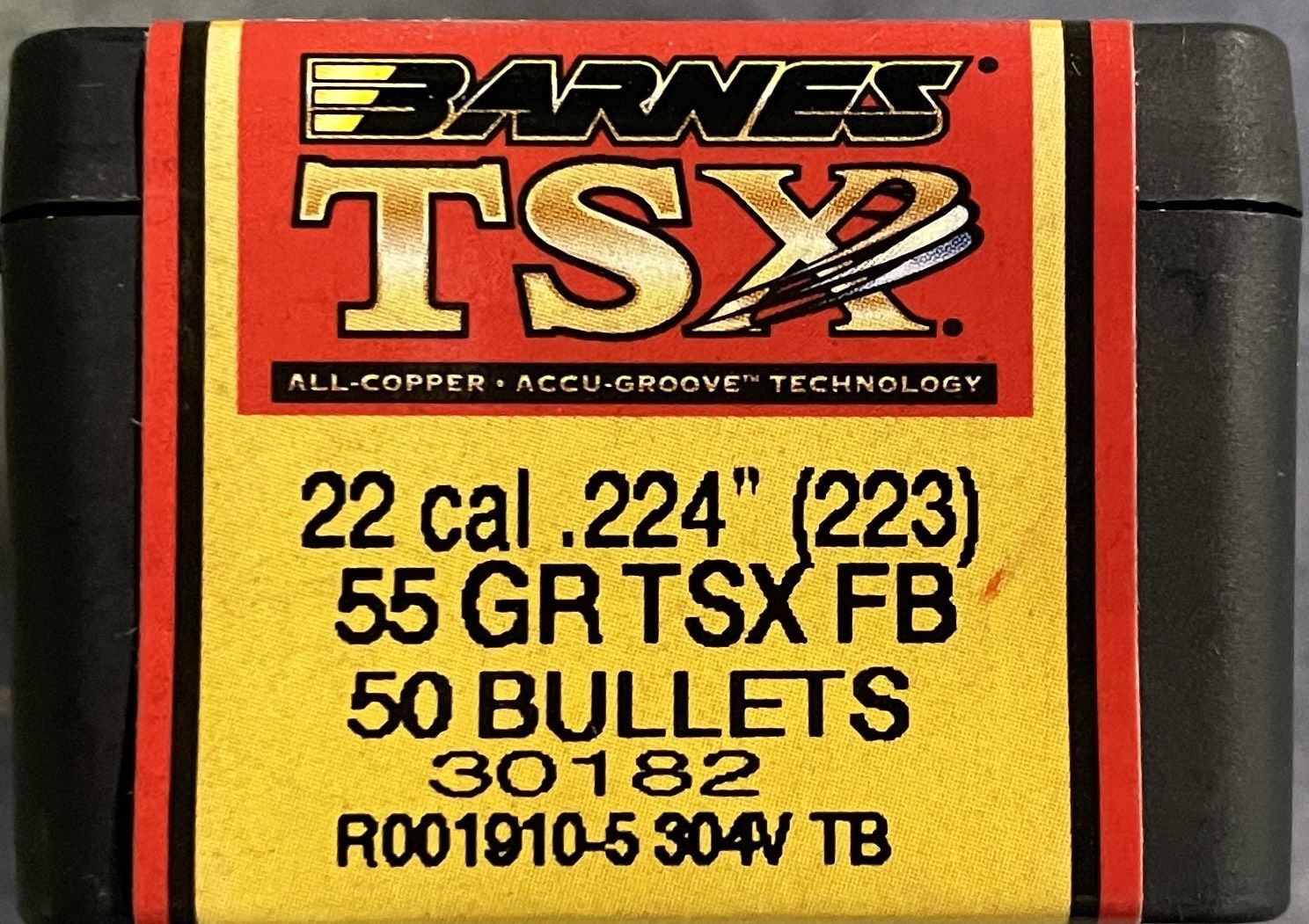 Barnes 22 Cal. .224 55 Gr. TSX FB 50 CT.
