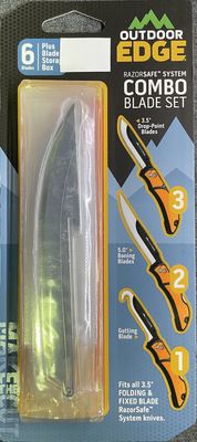Outdoor Edge combo blade replacement set 6 Ct.
