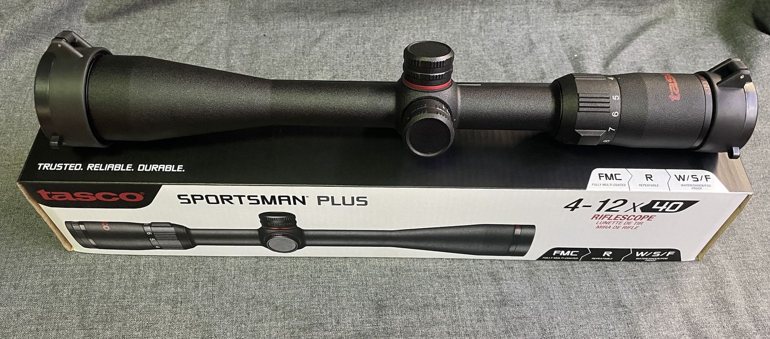 Tasco 4-12x40 Sportsman Plus